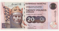 Clydesdale Bank Plc Higher Values From 1982 20 Pounds, 25. 4.2003